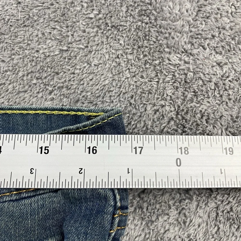 Levis 511 Slim Fit Straight Leg Jeans Mens 34x31 Green Blue Medium Wash Mid Rise